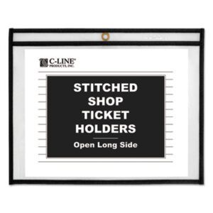 12 x 9 Insert Size; C-LINE; Clear Envelope; Clear Protective; Envelope; Holder; Jacket; Job Ticket; Job Ticket Holder; Job/Shop; Protector; Sheet Protectors; Shop Ticket; Shop Ticket Holders; Ticket Holder; Tickets; Vinyl Envelope; Sleeves; Transparent; Sheaths; Storage; Filing; Protection