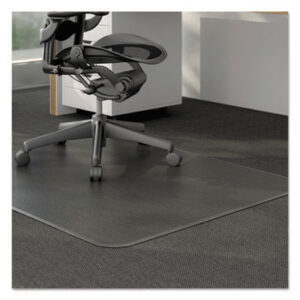 (ALEMAT4660CLPR)ALE MAT4660CLPR – Moderate Use Studded Chair Mat for Low Pile Carpet, 46 x 60, Rectangular, Clear by ALERA (1/EA)