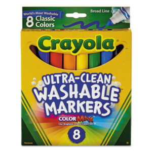 Art Markers; Art Supplies; BINNEY & SMITH; Classic Colors; Crayola; Crayola Marker; Drafting/Drawing; Marker; Markers; Pens; Washable; Writing; Utensil; Arts; Crafts; Education; Schools; Classrooms; Teachers; Students