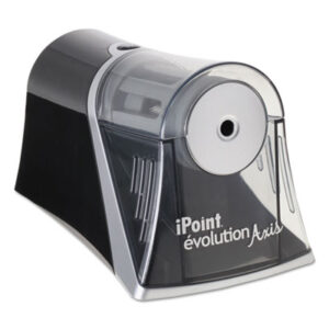(ACM15510)ACM 15510 – iPoint Evolution Axis Pencil Sharpener, AC-Powered, 4.25 x 7 x 4.75, Black/Silver by ACME UNITED CORPORATION (1/EA)