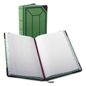 500 Pages per Book; Account; Account Book; Account Record Book; Accounting; Book; Books; BOORUM & PEASE; ESSELTE; Green/Red Covers; Journal; Log; Notebook; Record; Record Ruling; Records; Sewn Binding; Recordkeeping; Accounts; Registers; Finances; Daybooks