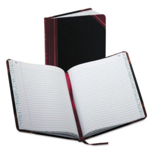 150 Pages per Book; Account; Account Book; Account Record Book; Accounting; Black/Red Covers; Book; Books; BOORUM & PEASE; ESSELTE; Journal; Log; Notebook; Record; Record Ruling; Records; Sewn Binding; Recordkeeping; Accounts; Registers; Finances; Daybooks