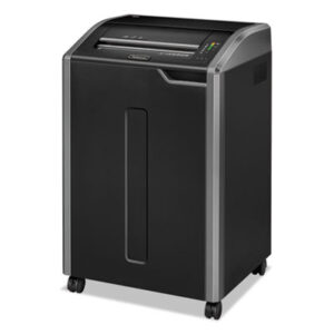 Cross Cut; Continuous-Duty; FELLOWES; Large Office; Black/Dark Silver; Powershred 485Ci; Paper Shredder; Paper Shredders & Shred Bags; Shredder; Shredders; Shredders & Bags; Cutter; Chad-maker; Confidentiality; Privacy; Security; Identity-Theft; Shreds