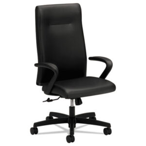 Office Furniture; Ignition Series; Chair; Chairs; Black; Leather; Executive; Swivel/Tilt; High Back; Swivel; Upholstered; Seats; Seating; Furniture; Workstations; Office; Hi Back; HON