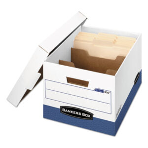 12 x 10 x 15; BANKERS BOX; Bankers Box Files; Bankers Box Storage; Boxes; FELLOWES; File Boxes; File Storage; File/Storage; R-KIVE; Recycled Products; Storage Box; Storage File; Storage File Box; Containers; Cartons; Cases; Crates; Storage Boxes