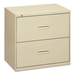 Office Furniture; 30" Wide; 400 Series; Drawer; File Cabinet; File Cabinets; Lateral File; Metal; Putty; Steel; Two-Drawer; Filing; Systems; Receptacles; Organization; Furniture; Files; File Cabinets-Lateral; HON®