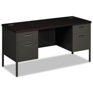 Office Furniture; 60 x 24; Credenza; Credenzas; Mahogany/Charcoal; Metal; Metro Classic; Steel; Workstations; Desk; Add-Ons; Workspaces; Expansion; L-Systems; Furniture; HON