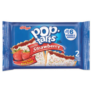 Pop-Tarts; Toaster-Pastries; Pastries; Frosted-Strawberry; Breakrooms; Kitchens; Nutrition; Nourishment; Vittles; Snacks