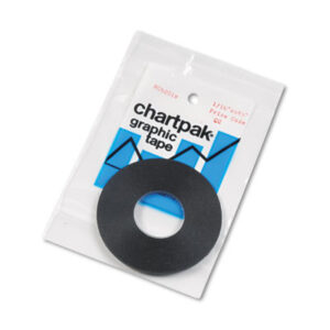 Art & Drafting; Art Supplies; Black; Chart Tape;Graphic Art Tape; Matte; Press-On; Sign; Sign & Showcard; Adhesives; Affixers; Arts; Crafts; Schools; Education; Desktop; Mailroom; Whiteboard Tape