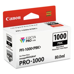 (CNM0546C002)CNM 0546C002 – 0546C002 (PFI-1000) Lucia Pro Ink, Photo Black by CANON USA, INC. (1/EA)