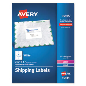 Avery; Addressing; Identifications; Classifications; Stickers; Shipping; Receiving; Mailrooms; Labels