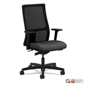 Office Furniture; Ignition Series; Chair; Chairs; Black; Mesh; Swivel/Tilt; Mid Back; Swivel; Task Chair; Upholstered; Seats; Seating; Furniture; Workstations; Office; HON