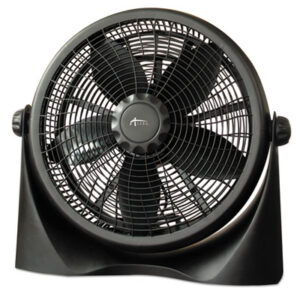 (ALEFAN163)ALE FAN163 – 16" Super-Circulation 3-Speed Tilt Fan, Plastic, Black by ALERA (1/EA)