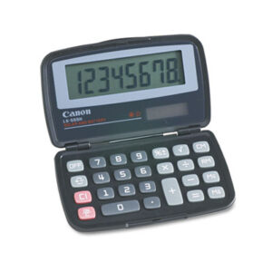 8-Digit Display; Battery; Calculator; Calculators; CANON; Foldable Case; Handheld; LCD; LS555H; Solar; Mathematics; Science; Accounting; Calculation; Bookkeeping; Schools; Education; CNMLS555H