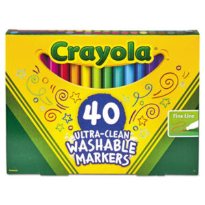 Art Markers; Art Supplies; BINNEY & SMITH; Classic Colors; Crayola; Crayola Marker; Drafting/Drawing; Marker; Markers; Pens; Washable; Writing; Utensil; Arts; Crafts; Education; Schools; Classrooms; Teachers; Students