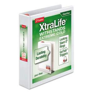 View; Binder; View Binder; D-ring; Slant-D; ring binder; Slant-D ring; presentation; ClearVue; Clearview; XtraLife; xtralife; Locking Slant-D; Locking D Ring; TOPS; binders