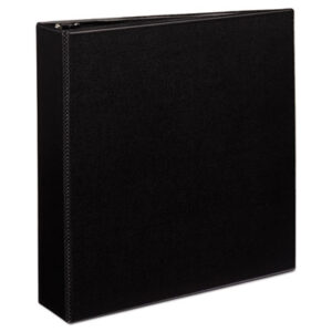 2 inch Capacity; AVERY; Binders; Books & Binders; Books/Binders/Refills; Looseleaf; Notebook; Reference Binder; Ring; Ring Binders; Round Ring; Black; Notebooks; Rings; Portfolios; Loose-Leaf; Schools; Education; Classrooms