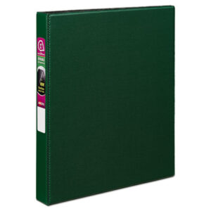 1 inch Capacity; AVERY; Binders; Books & Binders; Books/Binders/Refills; Looseleaf; Notebook; Reference Binder; Ring; Ring Binders; Round Ring; Green; Notebooks; Rings; Portfolios; Loose-Leaf; Schools; Education; Classrooms