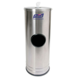 Sanitizing; Hand Sanitizers; Wipes; Dispenser Stand; Standing; Facility; Washrooms; Kitchens; Convenience; Mechanical