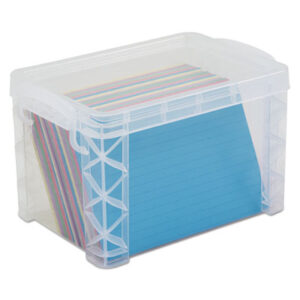 Index Card; Box; Storage; Plastic