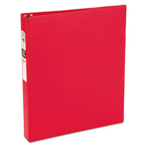 1 inch Capacity; AVERY; Binders; Books & Binders; Books/Binders/Refills; Looseleaf; Notebook; Red; Reference Binder; Ring; Ring Binders; Round Ring; Notebooks; Rings; Portfolios; Loose-Leaf; Schools; Education; Classrooms