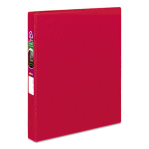 1 inch Capacity; AVERY; Binders; Books & Binders; Books/Binders/Refills; Looseleaf; Notebook; Reference Binder; Ring; Ring Binders; Round Ring; Red; Notebooks; Rings; Portfolios; Loose-Leaf; Schools; Education; Classrooms