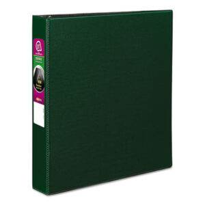 1-1/2 inch Capacity; AVERY; Binders; Books & Binders; Books/Binders/Refills; Looseleaf; Notebook; Reference Binder; Ring; Ring Binders; Round Ring; Green; Notebooks; Rings; Portfolios; Loose-Leaf; Schools; Education; Classrooms