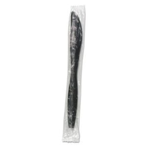 (BWKKNIHWPPBIW)BWK KNIHWPPBIW – Heavyweight Wrapped Polypropylene Cutlery, Knife, Black, 1,000/Carton by BOARDWALK (1000/CT)
