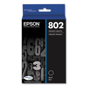 (EPST802120S)EPS T802120S – T802120-S (802) DURABrite Ultra Ink, 900 Page-Yield, Black by EPSON AMERICA, INC. (/)
