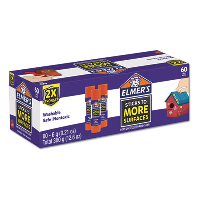 Elmers Washable Disappearing Purple School Glue Sticks 0.21 Oz