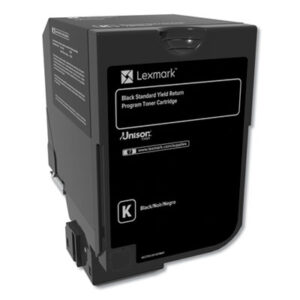 (LEX74C1HK0)LEX 74C1HK0 – 74C1HK0 Return Program Unison High-Yield Toner, 20,000 Page-Yield, Black by LEXMARK INT&apos;L, INC. (1/EA)