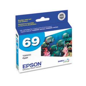 (EPST069220S)EPS T069220S – T069220-S (69) DURABrite Ink, Cyan by EPSON AMERICA, INC. (/)