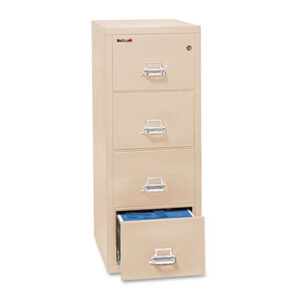 UL Listed 350° 1 Hour Fire 4 Drawer; Vertical Fire File; Vertical Fire Files-Letter; FireKing; FIR421CPT