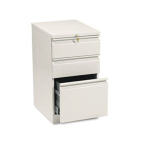 Office Furniture; 3 Drawer; Cabinet; Brigade Series; File Cabinet; File Cabinets; Metal; Mobile Pedestal; Pedestal; Putty; Rolling File; Rolling Files; Filing; Systems; Receptacles; Organization; Furniture; Files; Radius pull; HON