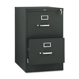 Office Furniture; 25" Deep; 510 Series; Black; Cabinet; File Cabinet; File Cabinets; File Cabinets & Accessories; Files Cabinet; Full-Suspension; Furniture; Legal Size; Metal; Steel; Two Drawer; Vertical File; Vertical