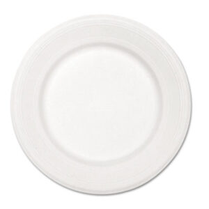 10-1/2" Round; Chinet; HUHTAMAKI; Paper Plates; Table-Service; Dishes; Hospitality; Parties; Breakrooms; Kitchens