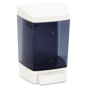 (IMP9346)IMP 9346 – ClearVu Plastic Soap Dispenser, 46 oz, 5.5 x 4.25 x 8.5, White by IMPACT PRODUCTS, LLC (1/EA)