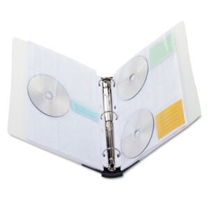 Binder; CD Sleeve; CD/DVD; CD/DVD Sleeve; Clear; DVD Sleeve; INNOVERA; Media Storage; Ring Binder; Sleeve; Storage; Purses; Transport; Automobiles; Portable; Soft-Shells; CDs