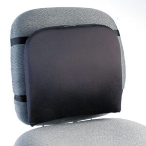 Back & Seat; Back Support Cushion; Back/Seat; Back/Seat Support; Back/Seat Support Cushions; Backrest; Black; Chairs; Cotton/Polyester Fabric Cover; Cushions & Accessories; KENSINGTON; Lumbar Support Cushions; Memory Foam; Rests; Support; Posture; Backrests; Chiropractic; Ergonomics; Chair Accessories