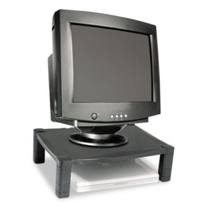 (KTKMS400)KTK MS400 – Single-Level Monitor Stand, 17" x 13.25" x 3" to 6.5", Black, Supports 50 lbs by KANTEK INC. (1/EA)