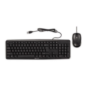 (IVR69202)IVR 69202 – Slimline Keyboard and Mouse, USB 2.0, Black by INNOVERA (1/EA)