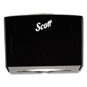 (KCC09215)KCC 09215 – Scottfold Folded Towel Dispenser, 10.75 x 4.75 x 9, Black by KIMBERLY CLARK (1/CT)