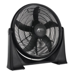 (ALEFAN203)ALE FAN203 – 20" Super-Circulator 3-Speed Tilt Fan, Plastic, Black by ALERA (1/EA)