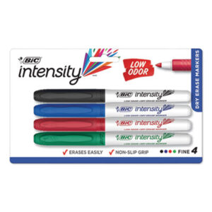 Assorted Colors; BIC; Dry-Erase Markers; Great Erase Writing; Utensil; Arts; Crafts; Education; Schools; Classrooms; Teachers; Students