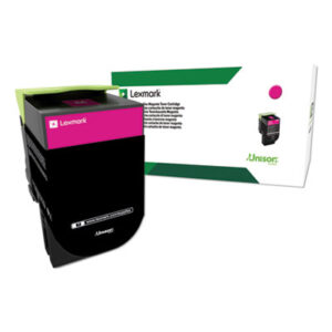 (LEX80C0HMG)LEX 80C0HMG – 80C0HMG Return Program High-Yield Toner, 3,000 Page-Yield, Magenta, TAA Compliant by LEXMARK INT&apos;L, INC. (1/EA)