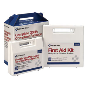 (FAO228CP)FAO 228CP – First Aid Kit for 50 People, 229 Pieces, ANSI/OSHA Compliant, Plastic Case by FIRST AID ONLY, INC. (1/KT)