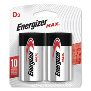 2 Batteries per Pack;D;Alkaline;Batteries;Battery;ENERGIZER;Flashlights & Batteries;Eveready