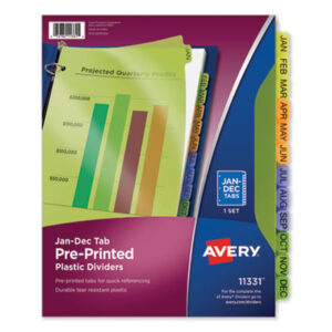 Recordkeeping; Filing; Systems; Cataloging; Classification; Avery; Index Dividers