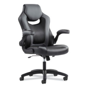 office furniture; HON; basyx; Chair; Chairs; basyx Series; Seats; Seating; Furniture; Work Chair; Flip-Up Arms; Black; Gray; Leather