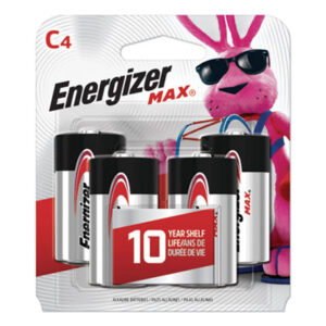 4 Batteries per Pack;C;Alkaline;Batteries;Battery;ENERGIZER;Flashlights & Batteries;Eveready